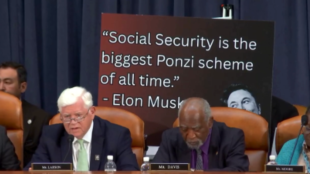 Larson Opening Statement at Social Security and Worker and Family Support