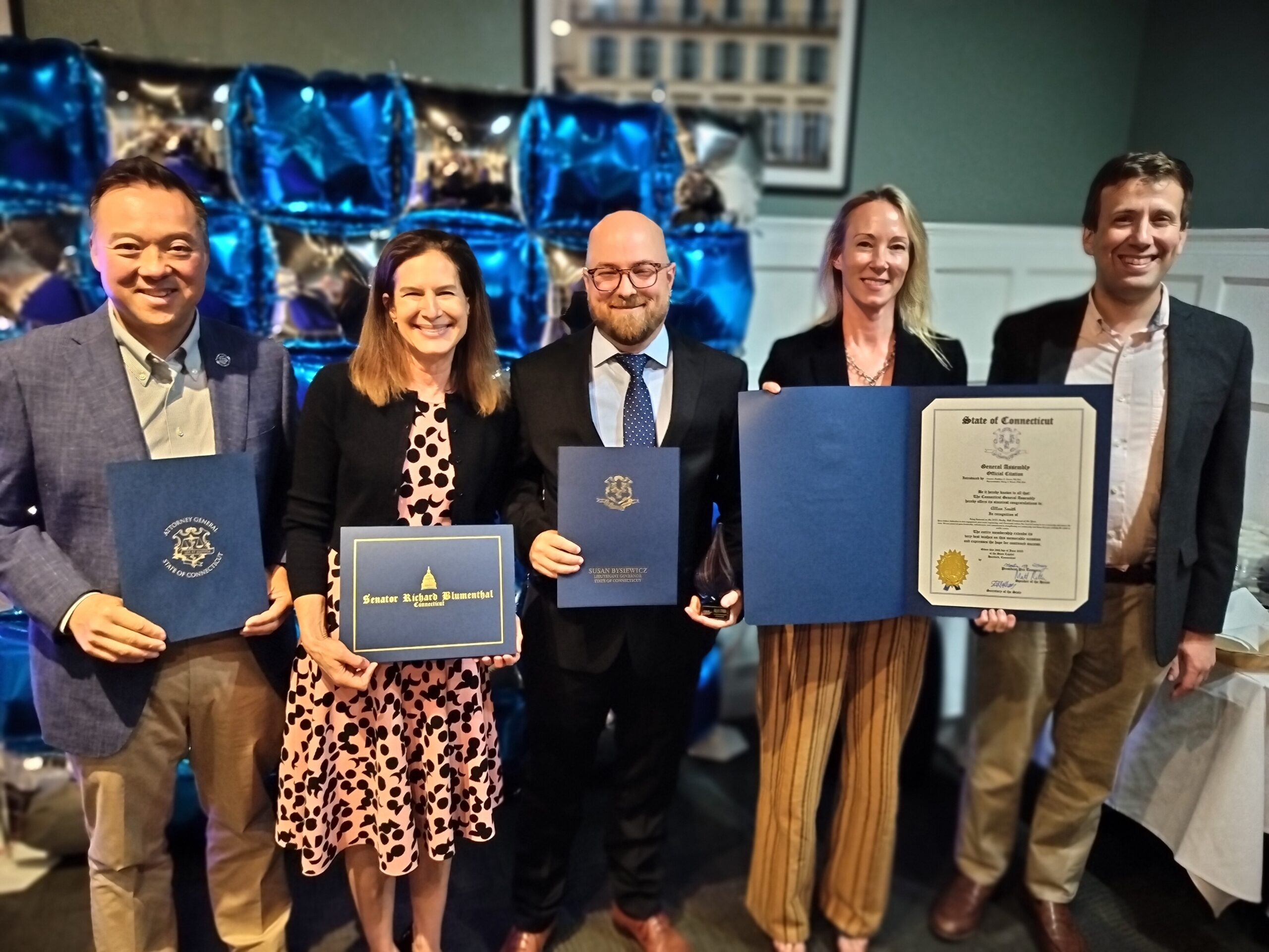 Rocky Hill Democrats Honor AG Tong and other public servants
